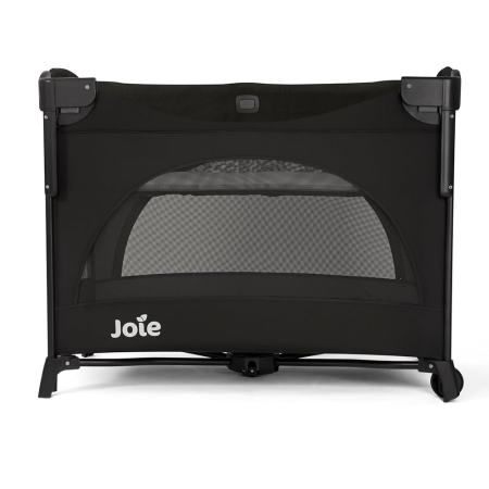 تخت کنار مادر مسافرتی جویی مدل kubbie sleep رنگ coal نمای رو به رو