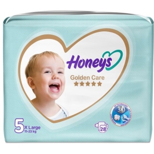 پوشک هانیز سایز 5 (Honeys) بسته 28 عددی مناسب کودک 11 تا 23 کیلوگرم